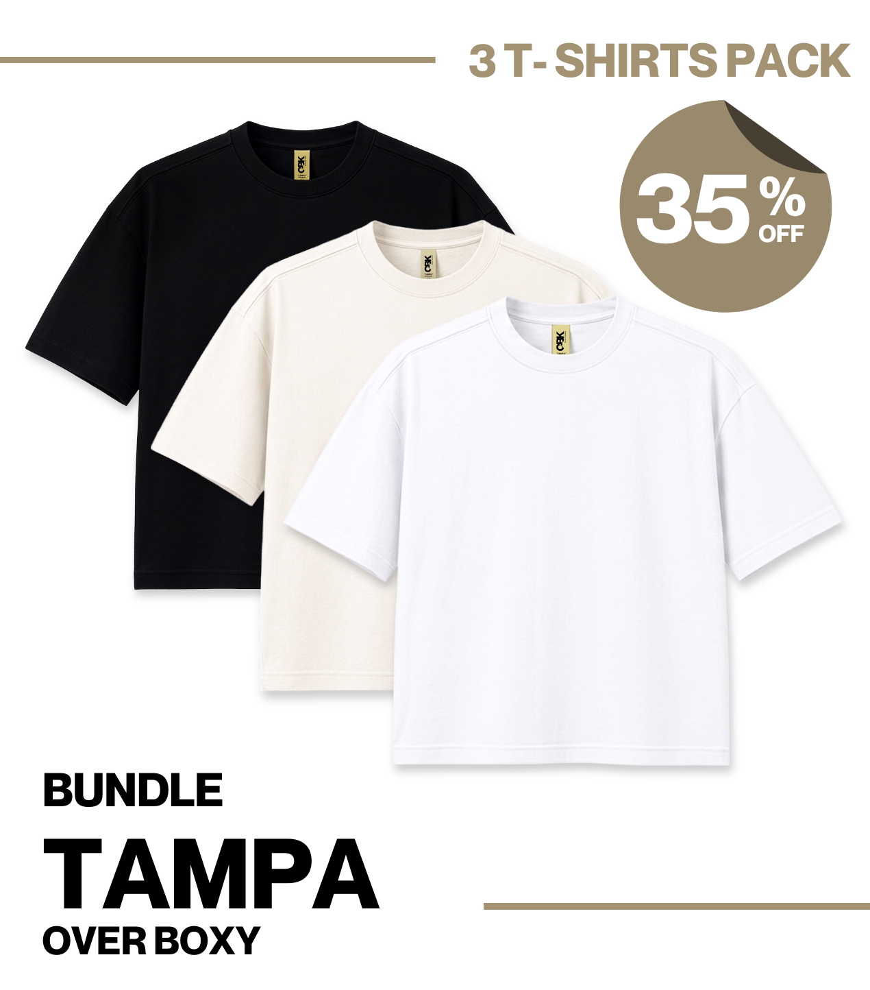 Bundle Tampa 3x | Over Boxy